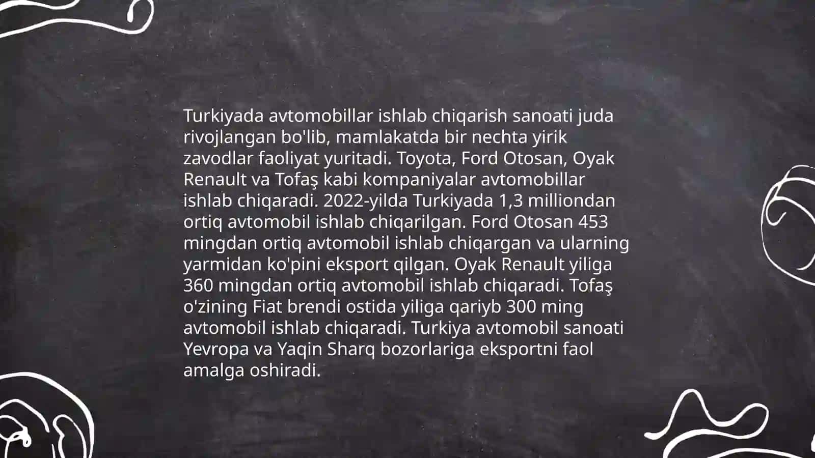 Turkiya avtomobil sanoati 4
