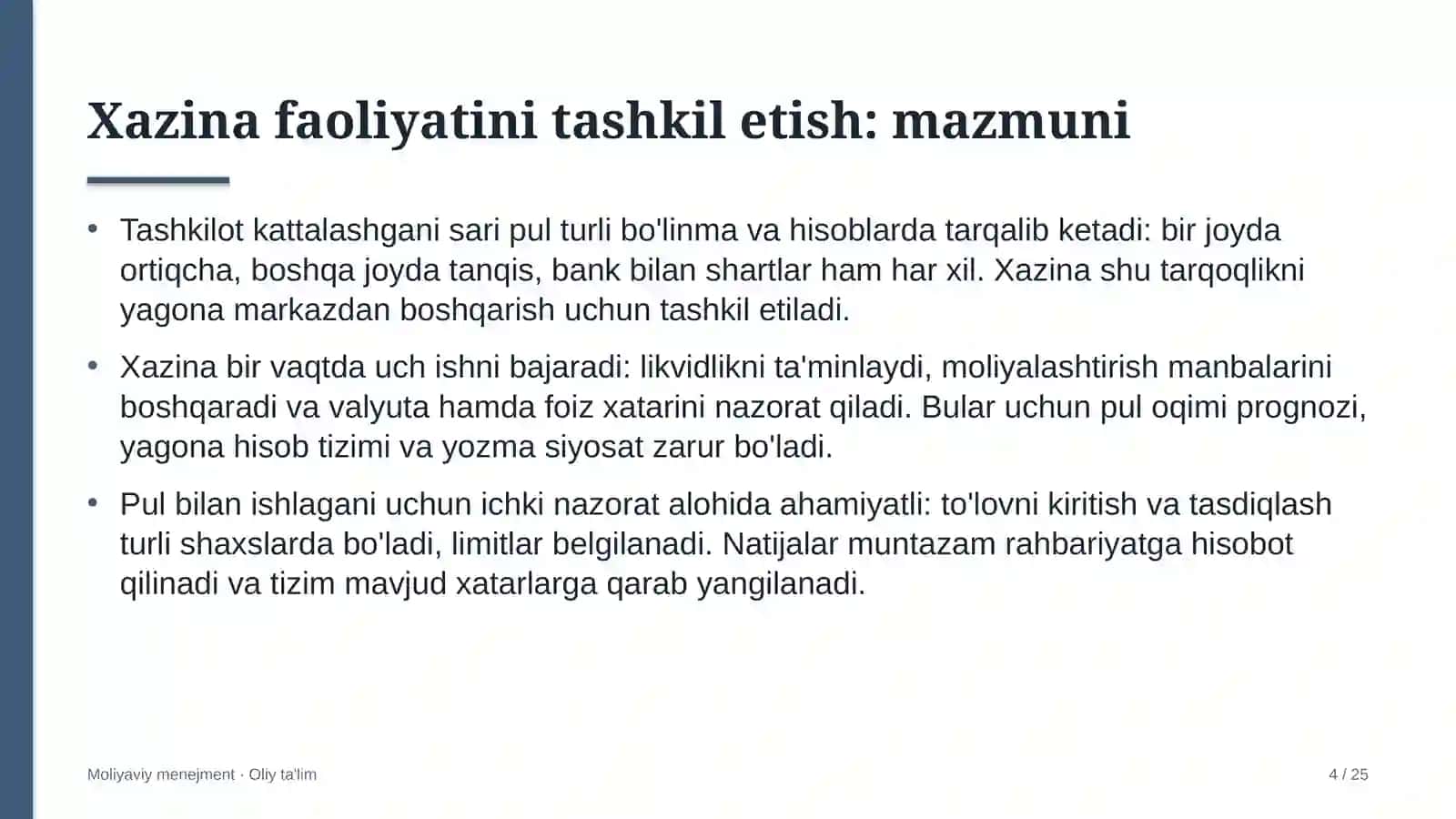 mikroelektronika sohasida xazina faoliyatini tashkil etish 6275 4