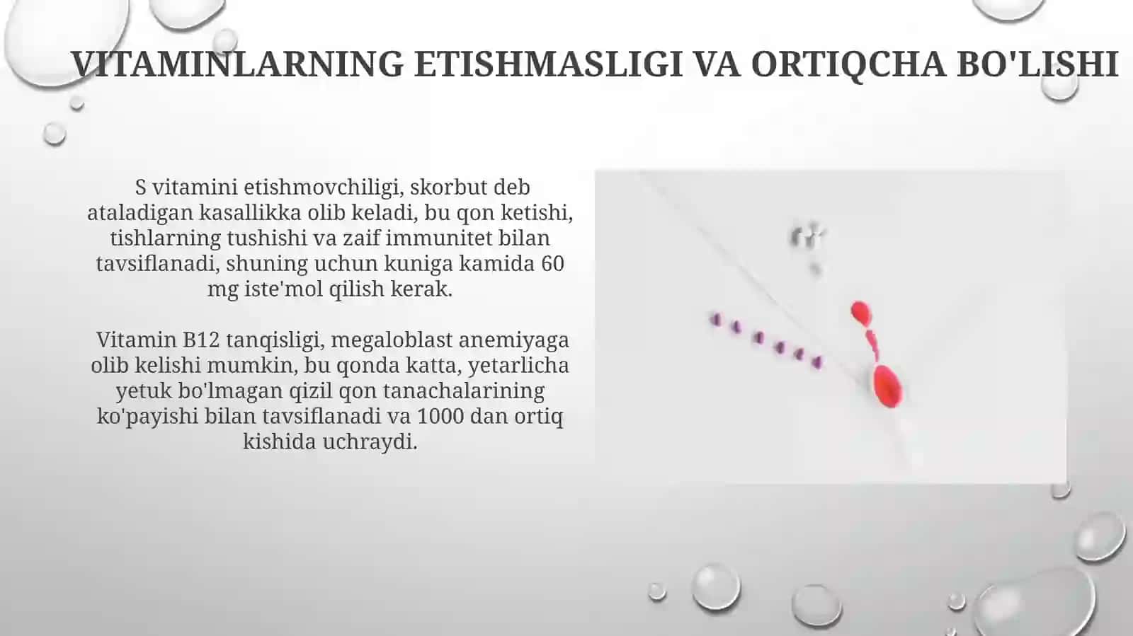 Vitaminlar: tuzilishi, biosintezi va ahamiyati 4