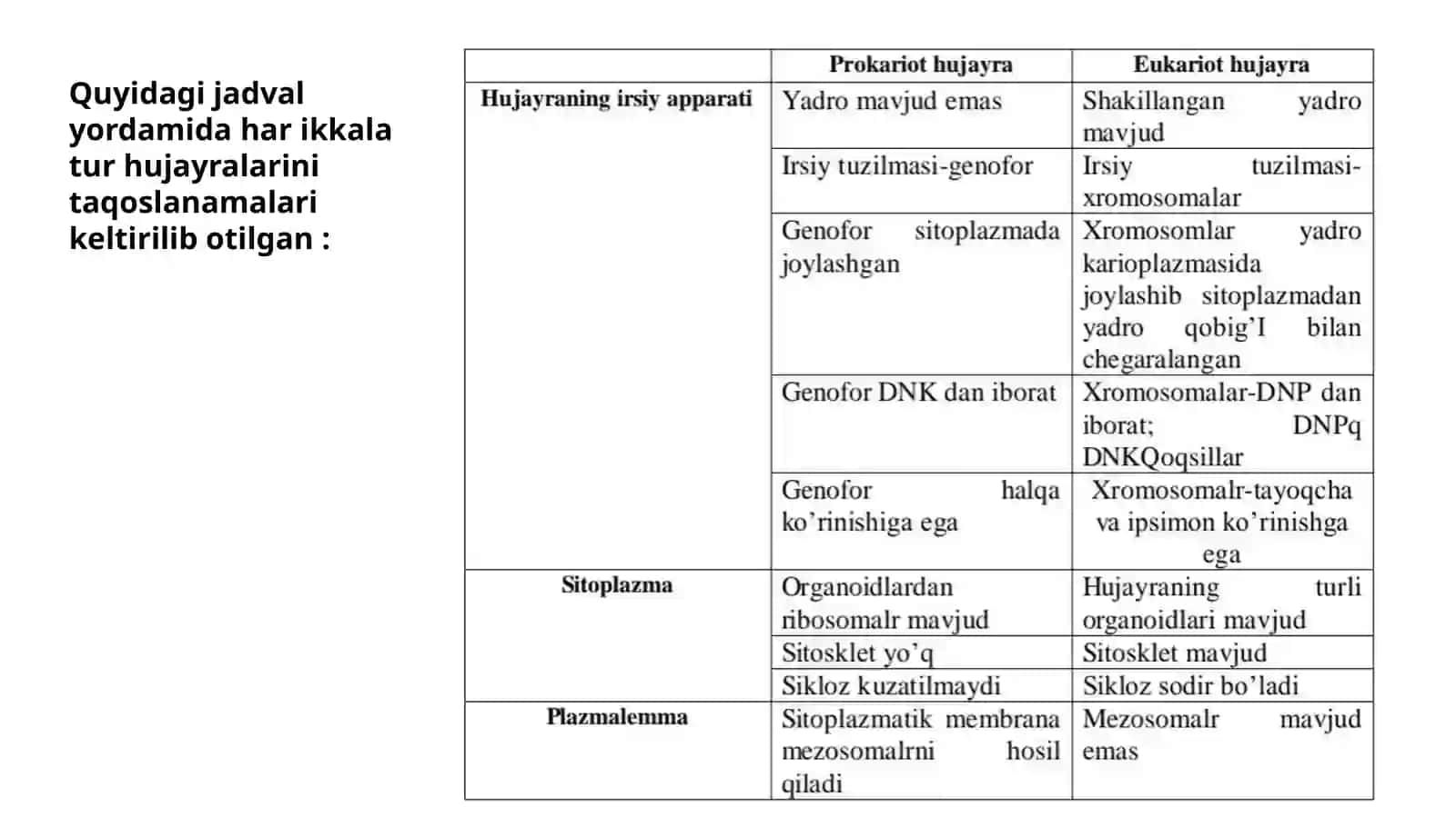 Hujayraning umumiy va maxsus organoidlari 4