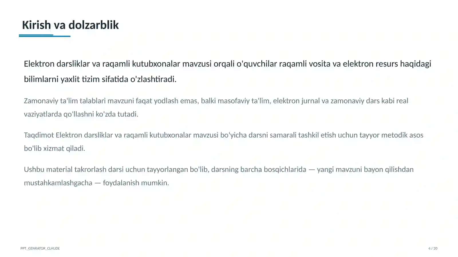 Elektron darsliklar va raqamli kutubxonalar 4