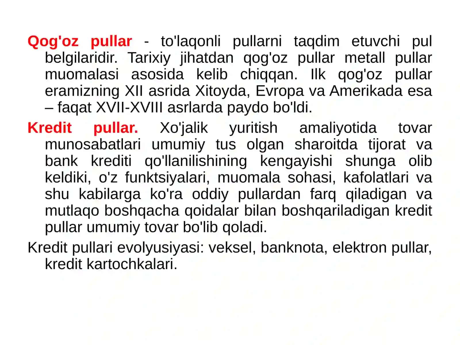 Pulga talab funktsiyasi.Pultaklifi.Pulbozoridagimuvozanat 4