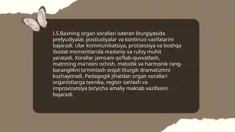 I.S.Baxning organ xorallari 4