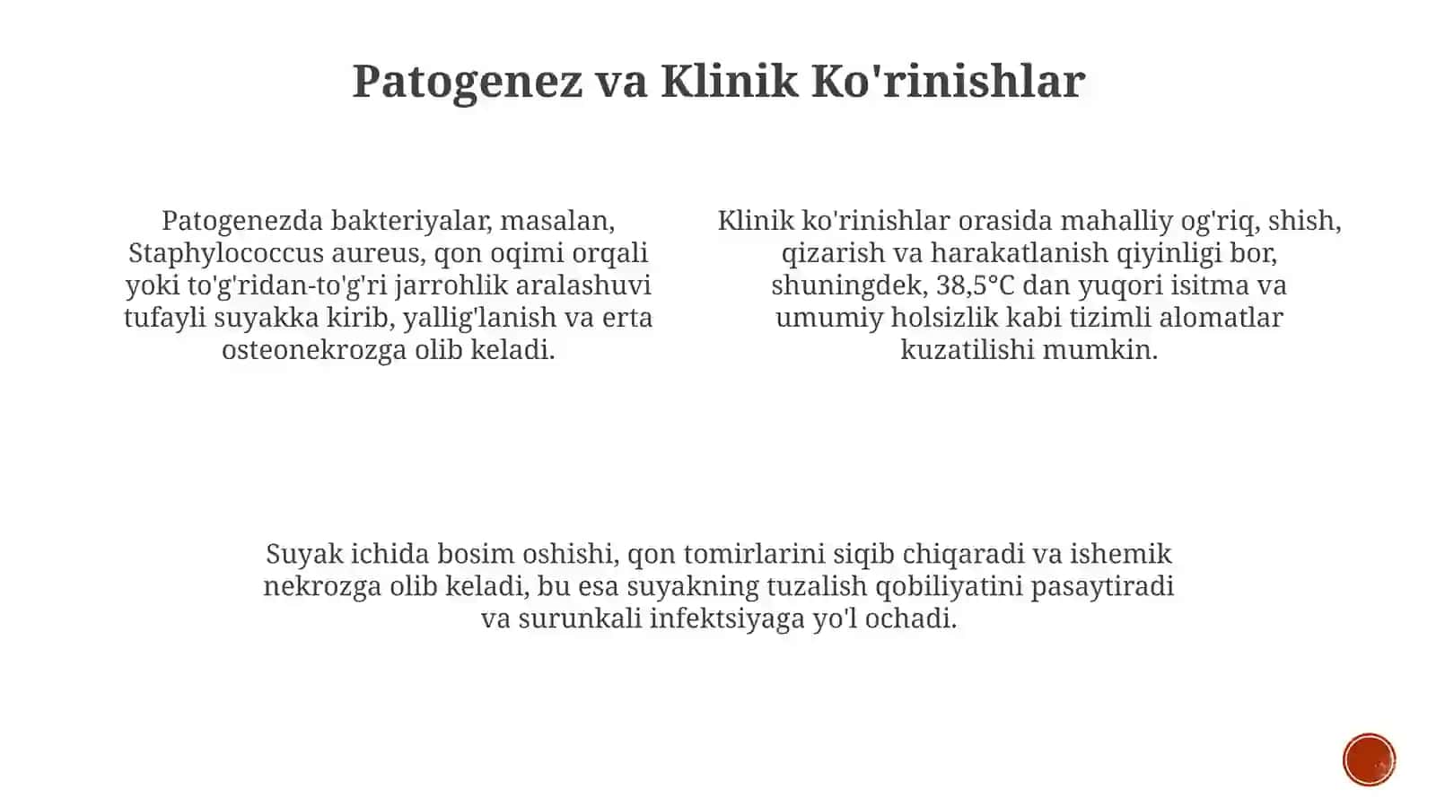 Suyakvabo'g'imlarxirurgikinfektsiyasi 4