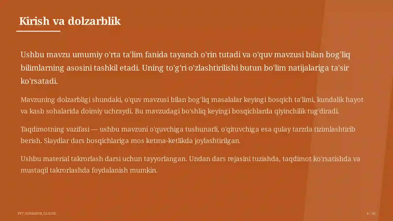 Dolzarb mavzular 4