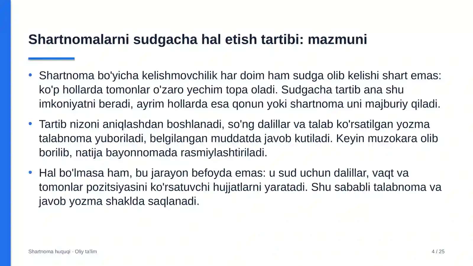 qishloq turizmida shartnomalarni sudgacha hal etish tartibi 8001 4