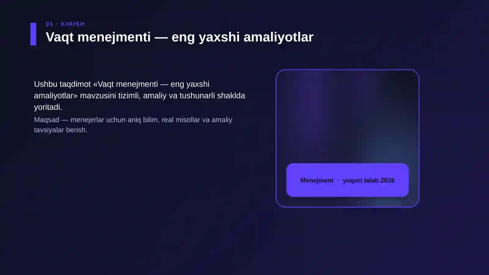 Vaqt menejmenti — eng yaxshi amaliyotlar 4