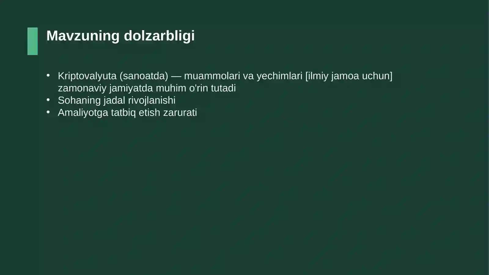 Kriptovalyuta (sanoatda) — muammolari va yechimlari [ilmiy jamoa uchun] 4