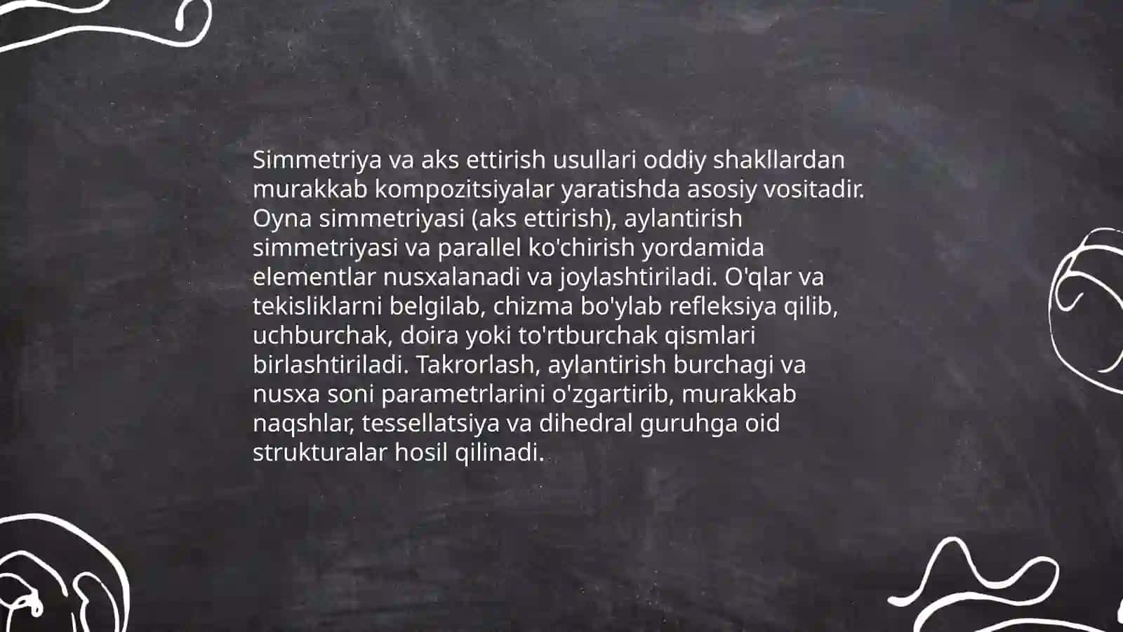 Sodda shakllardan murakkab shakllar yaratish 4