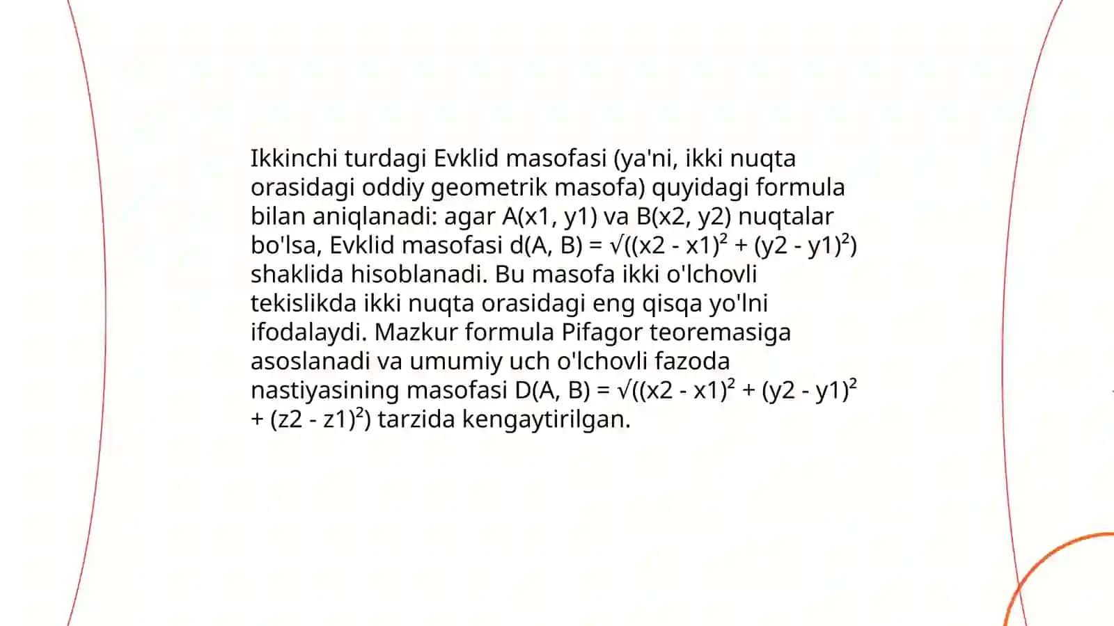 Tekislikda koordinatalar tizimi 4