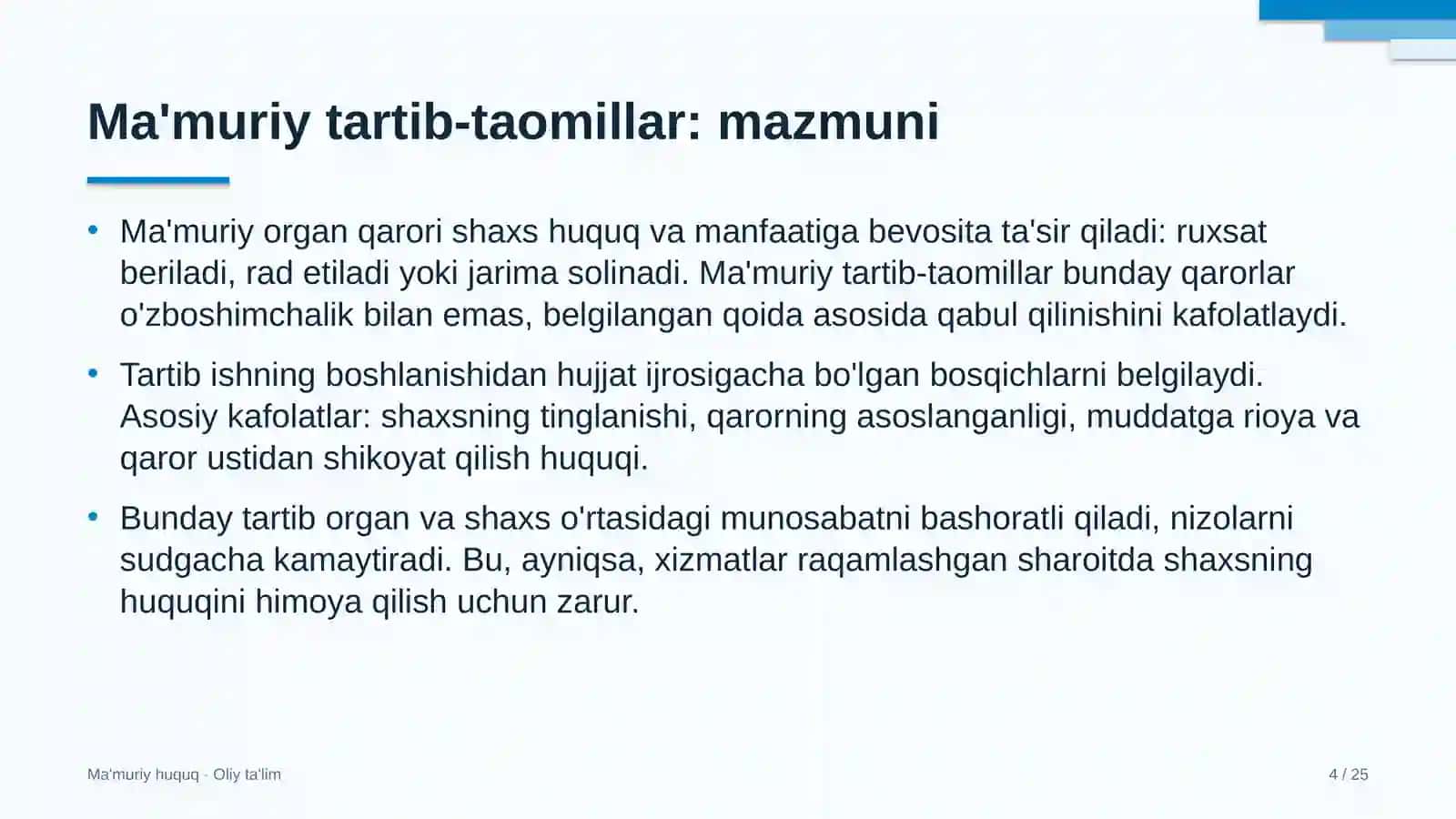 Lizing kompaniyalarida ma'muriy tartib-taomillar 4