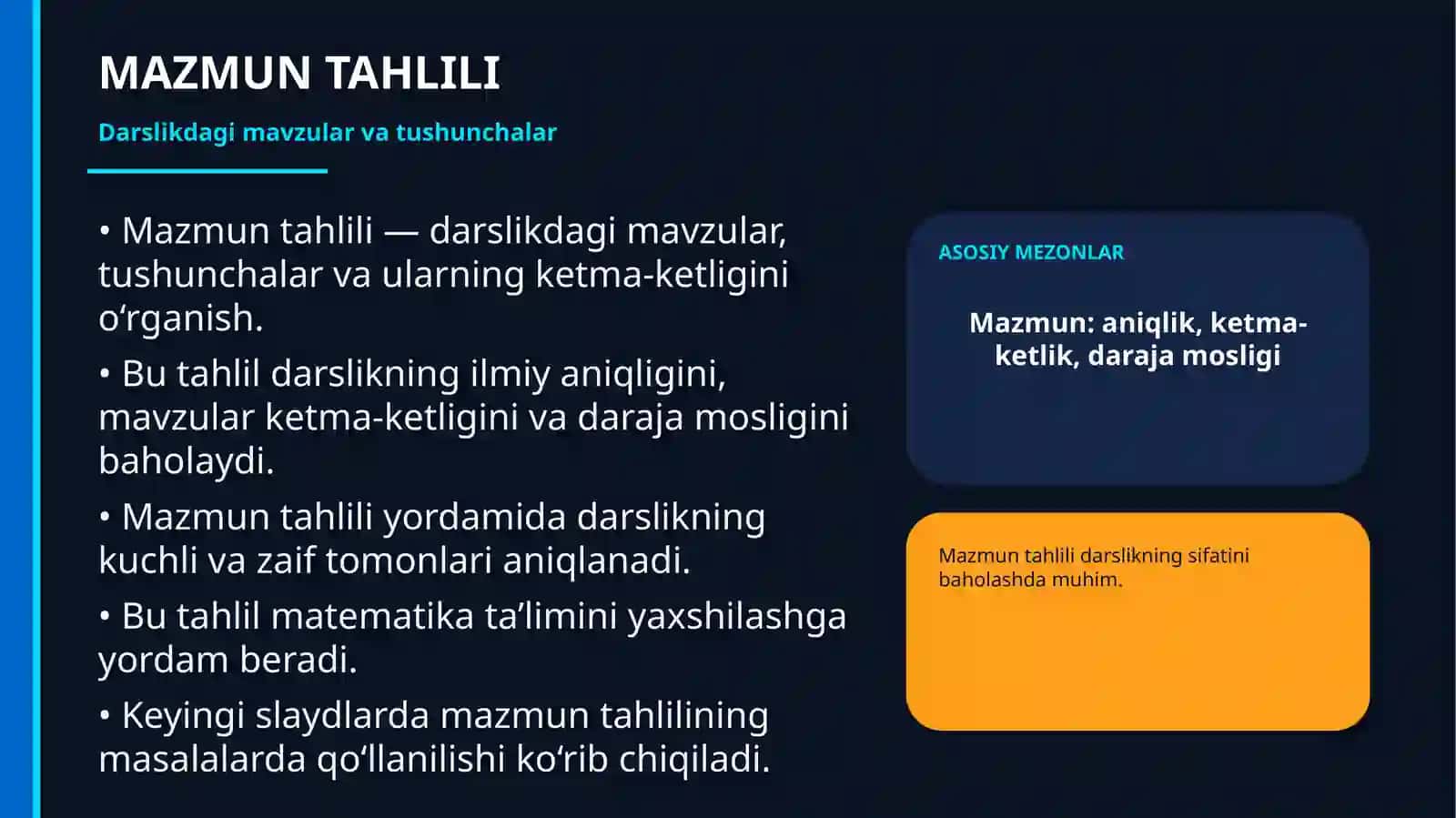 UMUMIY O‘RTA TA’LIM MATEMATIKA DARSLIKLARINING QIYOSIY METODIK TAHLILI 4