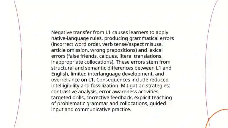 Some difficulties of using the mother tongue in the English class 4