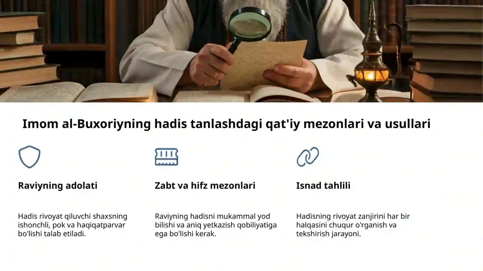Imom al-Buxoriy: Hadis ilmining ulug' ustasi 4