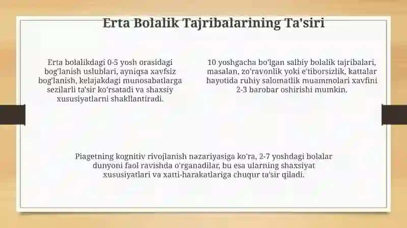 Shaxs rivojlanishiga ta'sir etuvchi omillar 4