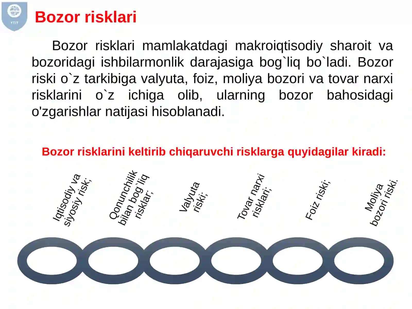 MOLIYAVARISKLAR: BOZOR RISKI 4