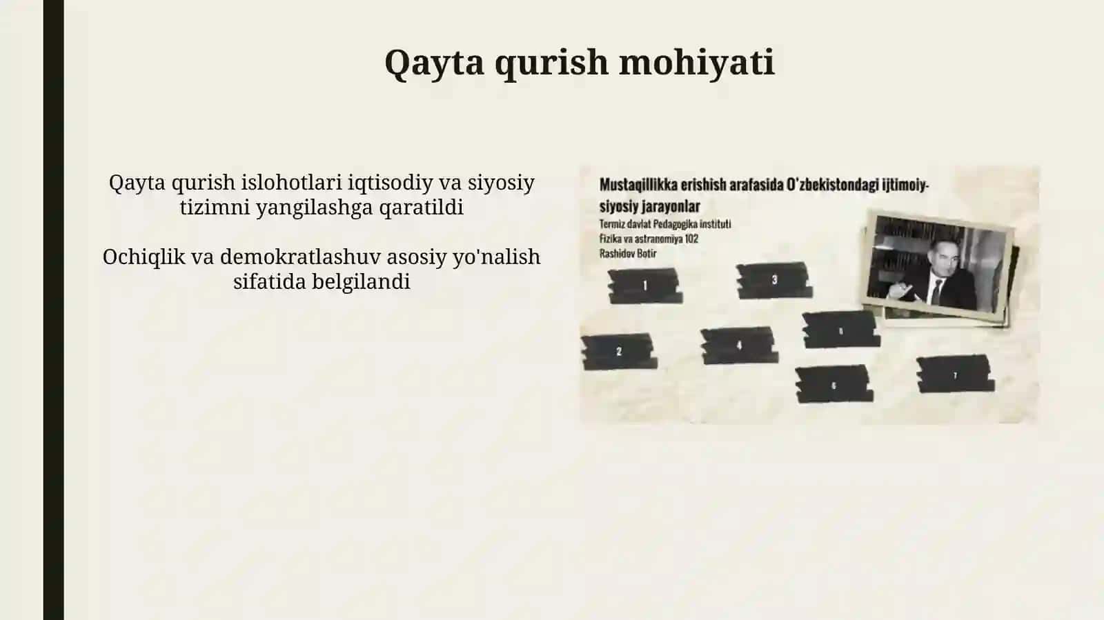 Qayta qurish tushunchasi 4