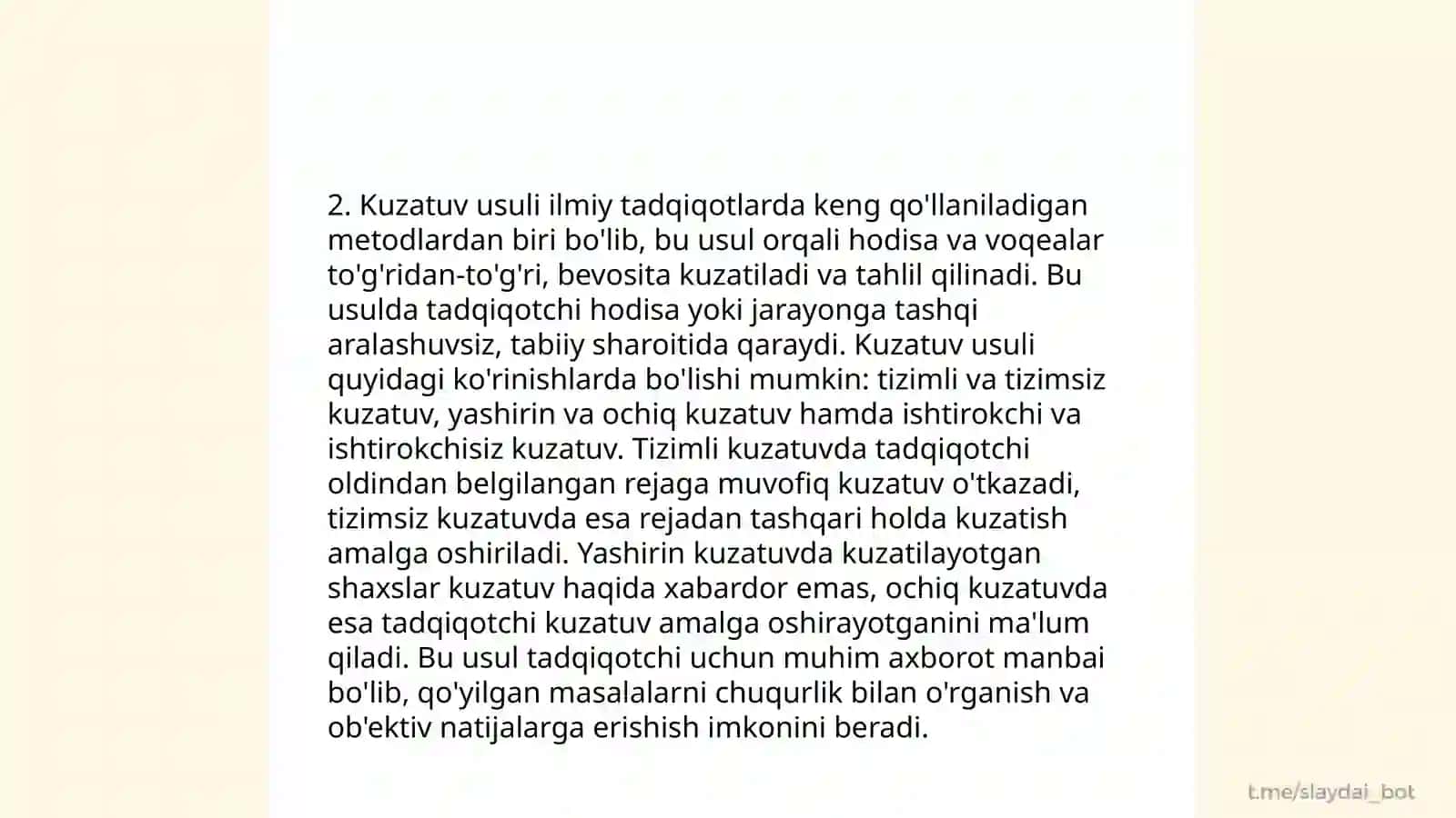 Tatqiqot usullari 4