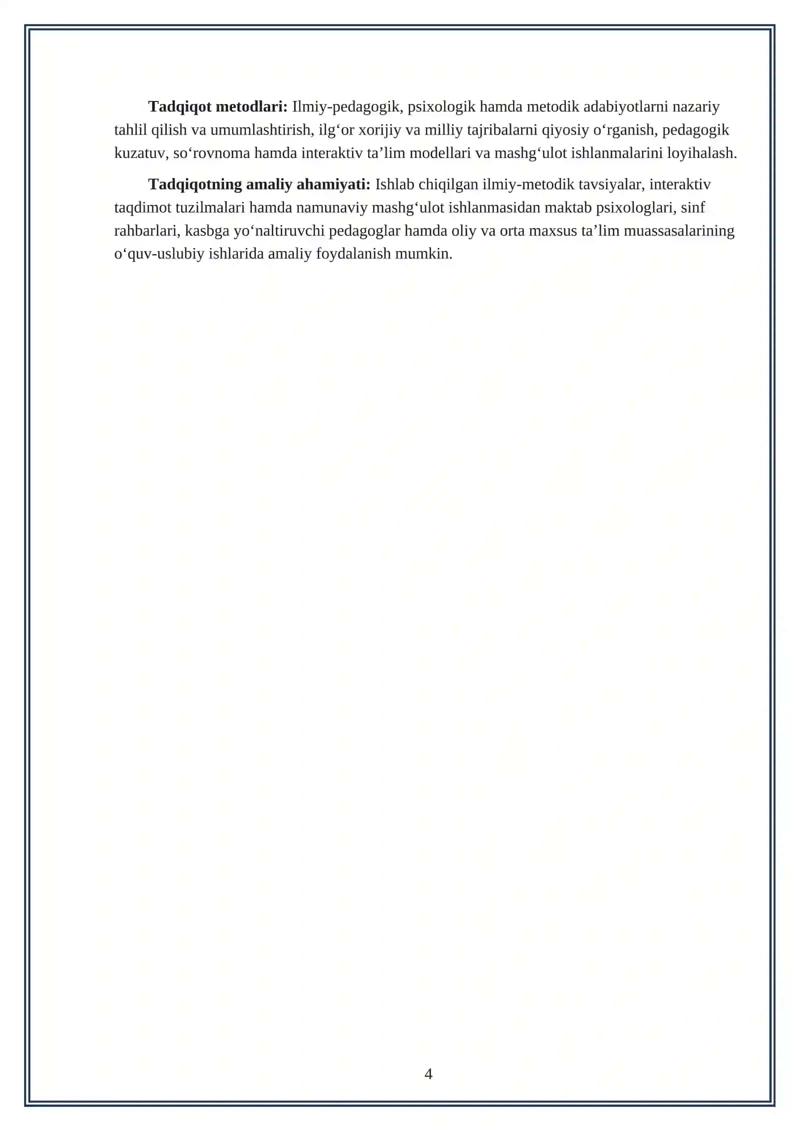 Kasblarni tanishtirish strategiyalari — tayyor kurs ishi 4