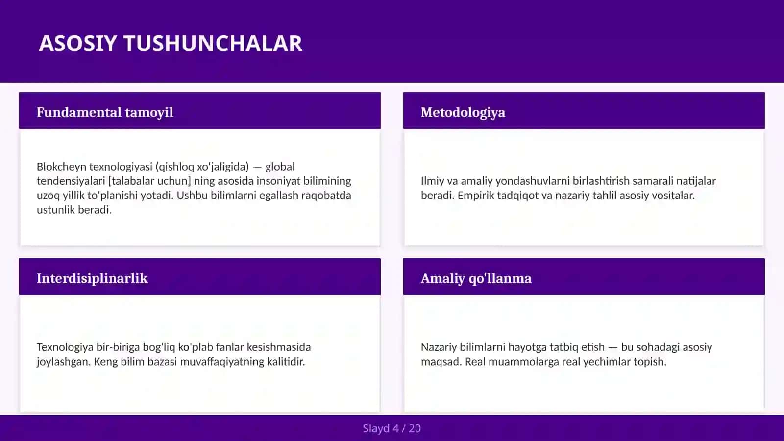 Blokcheyn texnologiyasi (qishloq xo'jaligida) — global tendensiyalari [talabalar uchun] 4
