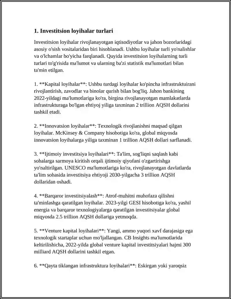 INVESTITSION LOYIHALAR MOLIYAVIY TAHLILI 4