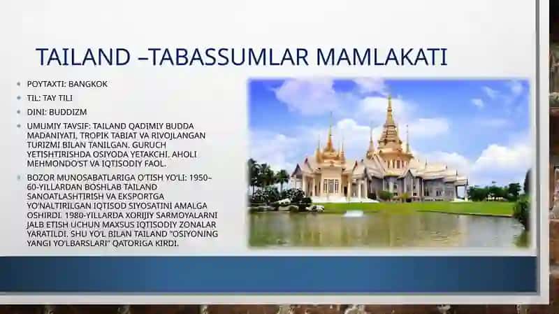 Janubiy-sharqiy osiyodavlatlarining bozor munosabatlari 4