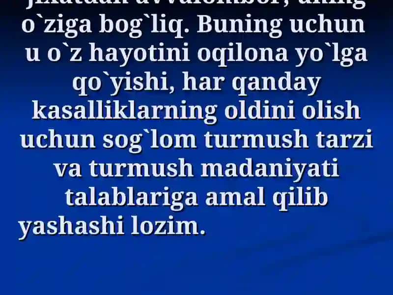 Yoshlar fiziologiyasi fanidan tayyorlagan MUSTAQIL ISHI GIYOHVANDLIK VA UNING SALBIY OQIBATLARI 4