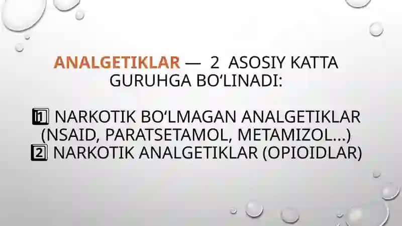 ANALGETIKLAR 4