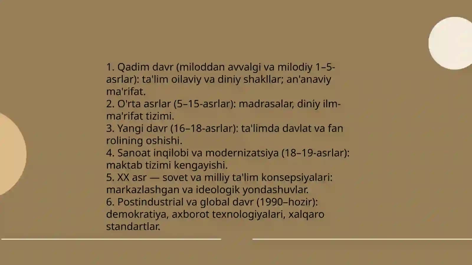 Milliy va jahon tarbiya konsepsiyalari 4