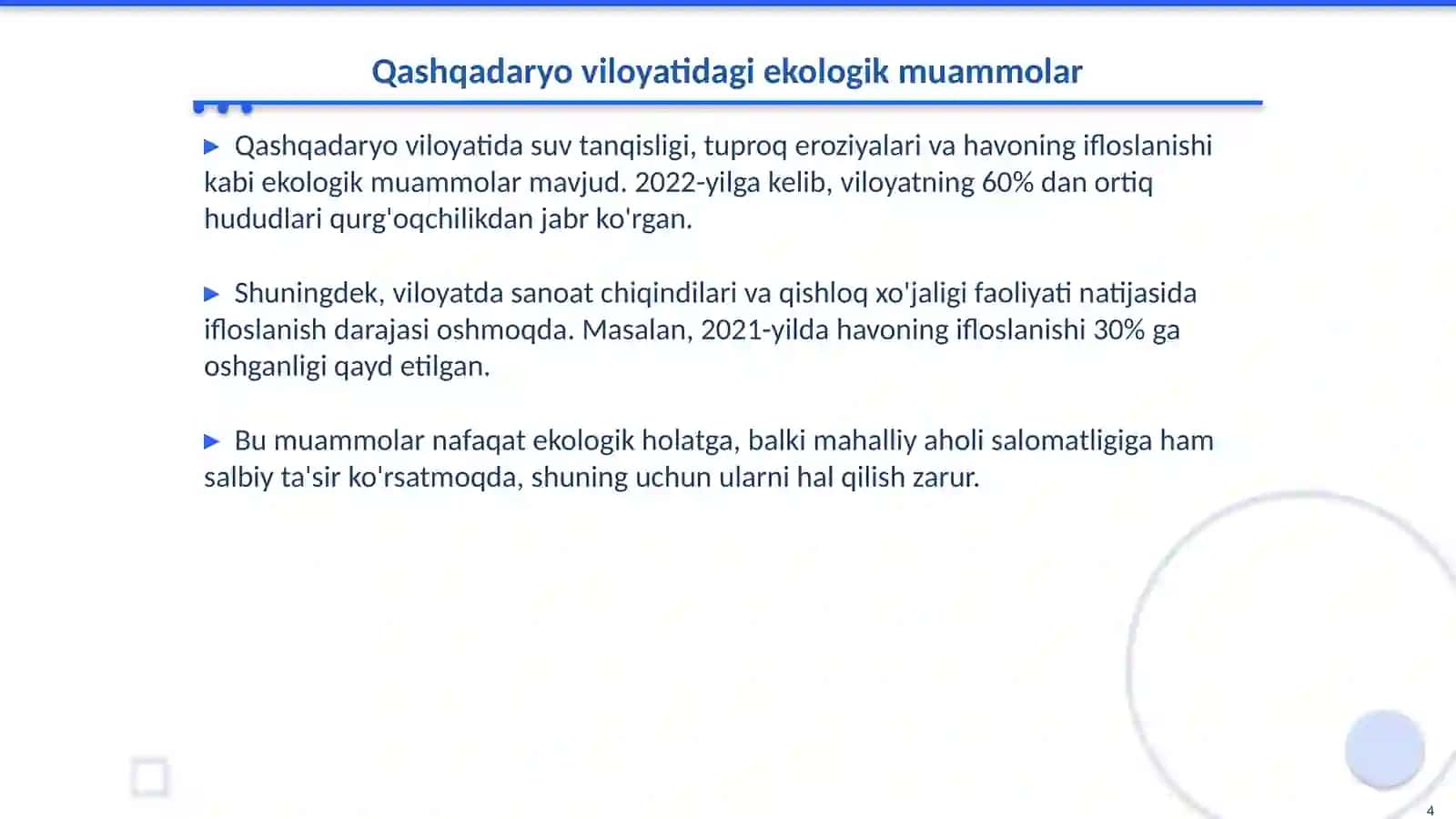 Qashqadaryo viloyatining yashil iqtisodiyotga o’tish jarayoni 4
