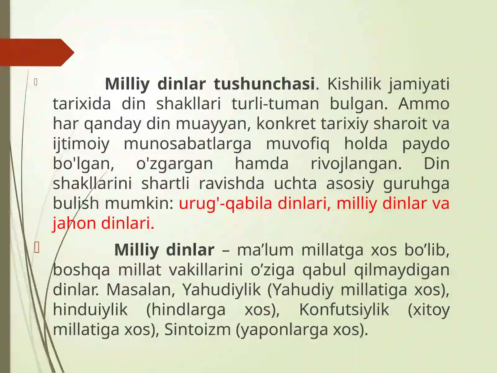 MILLIYDINLAR 4