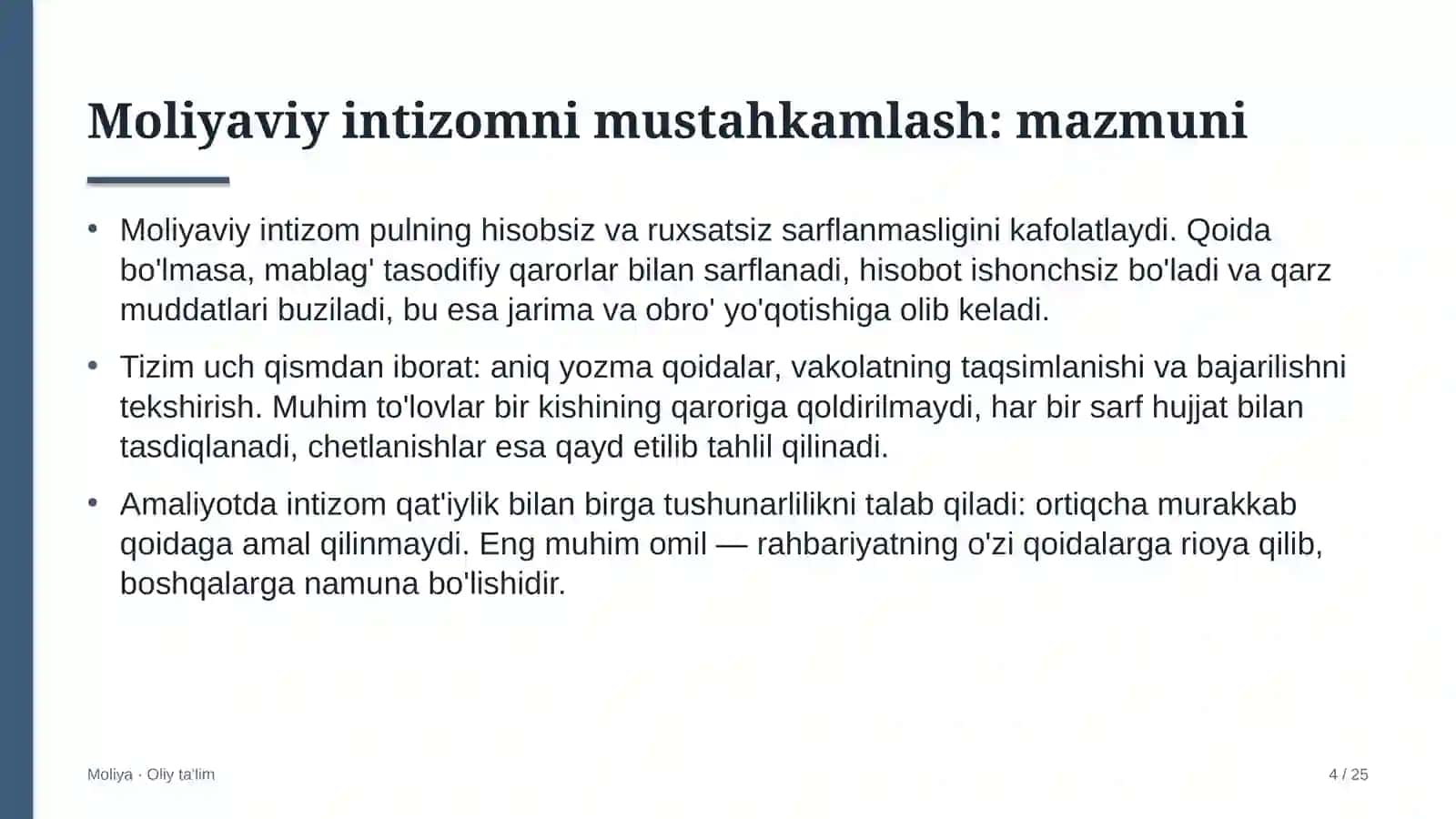 vazirliklarda moliyaviy intizomni mustahkamlash 5579 4
