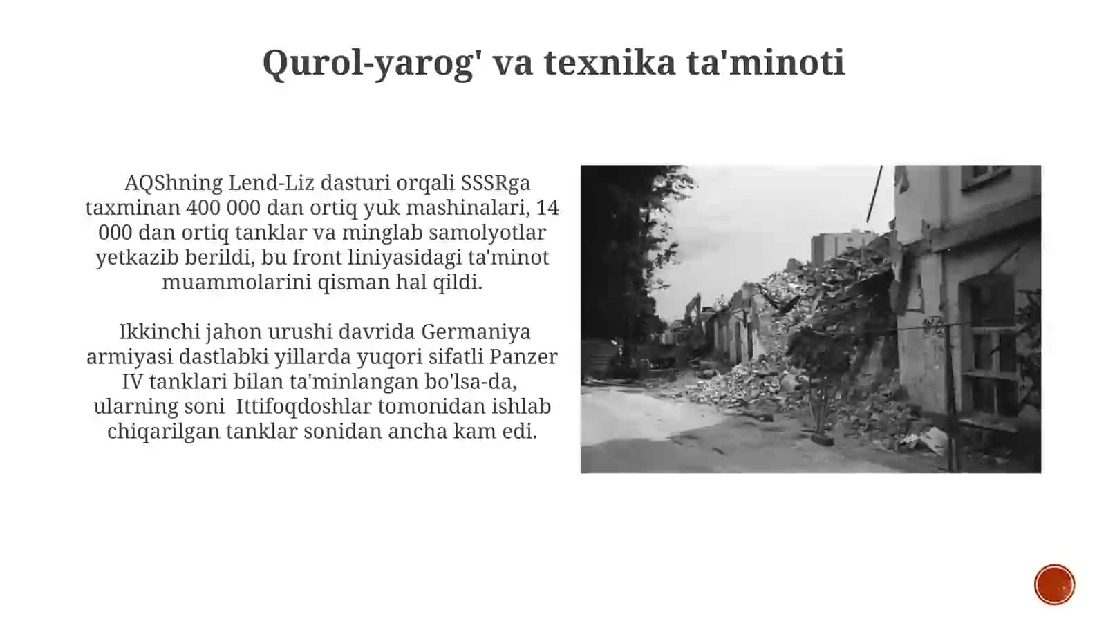 Ikkinch jaxon urushi davridagi muammolar va ularni xal etish yôllari 4