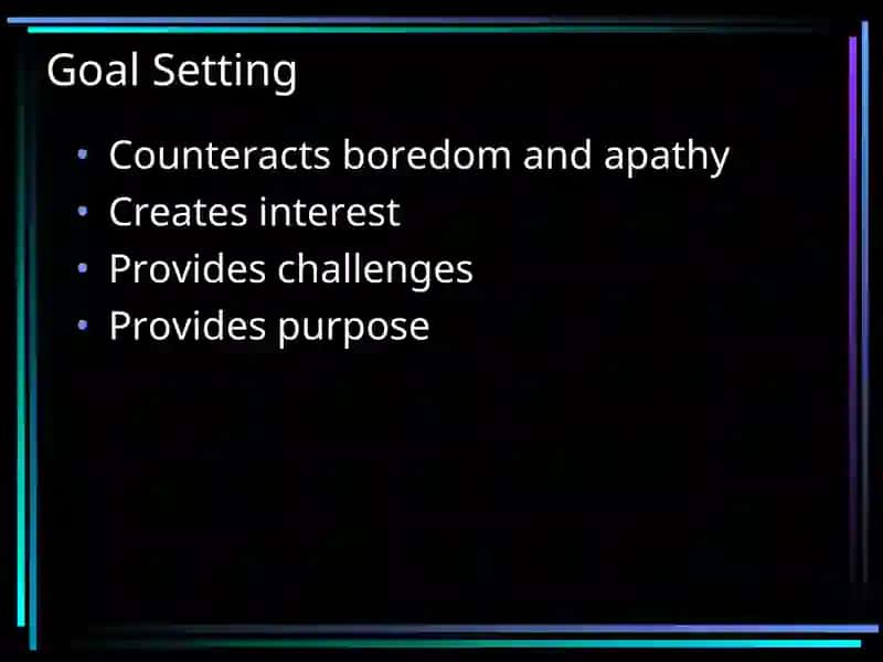 Goal Setting 4