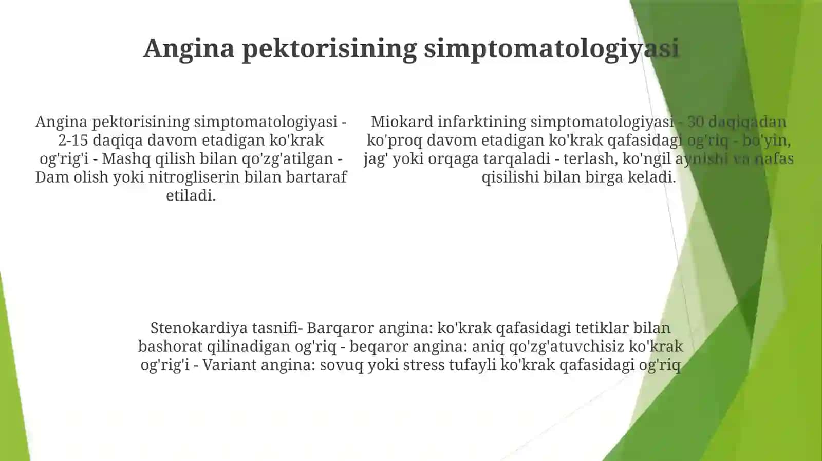 Yurakning Ishemik Kasalligi (Yuik) Haqida Tushuncha 4