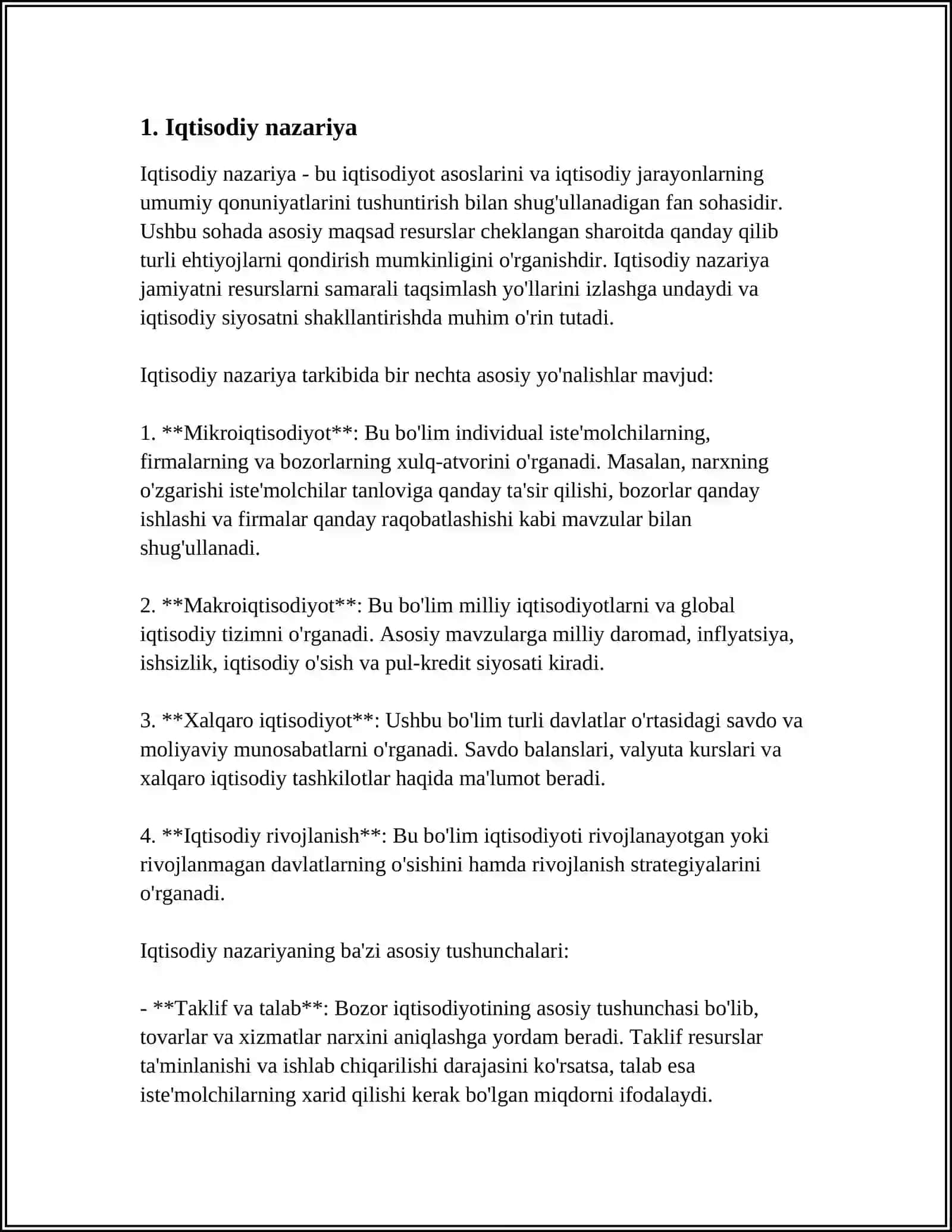 NAVOIY DAVLAT KONCHILIK VA TEXNOLOGIYALAR UNIVERSITETI IQTISODIYOT FAKULTETI 4