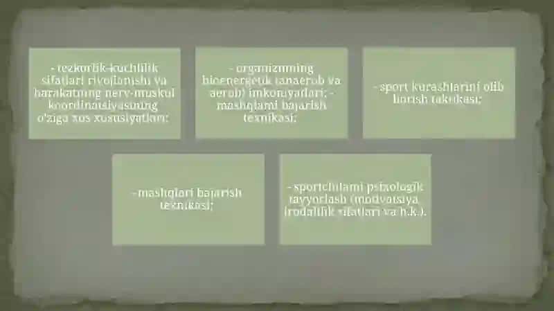 SPORTISH QOBILIYATINING BIOKIMYOVIY OMILLARI 4