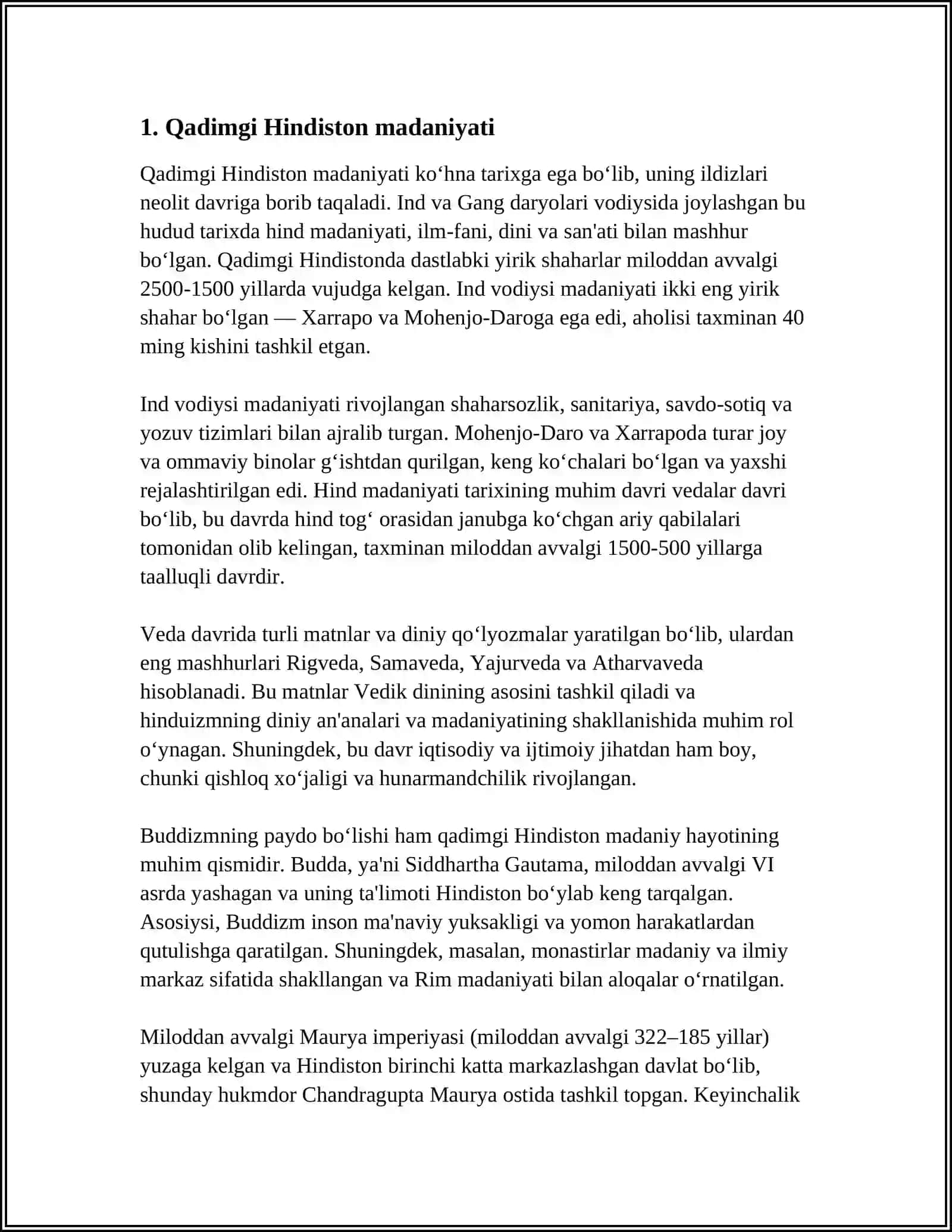 QADIMGI SHARQ: QADIMGI HINDISTON VA QADIMGI XITOY DAVLATI VA HUQUQI 4