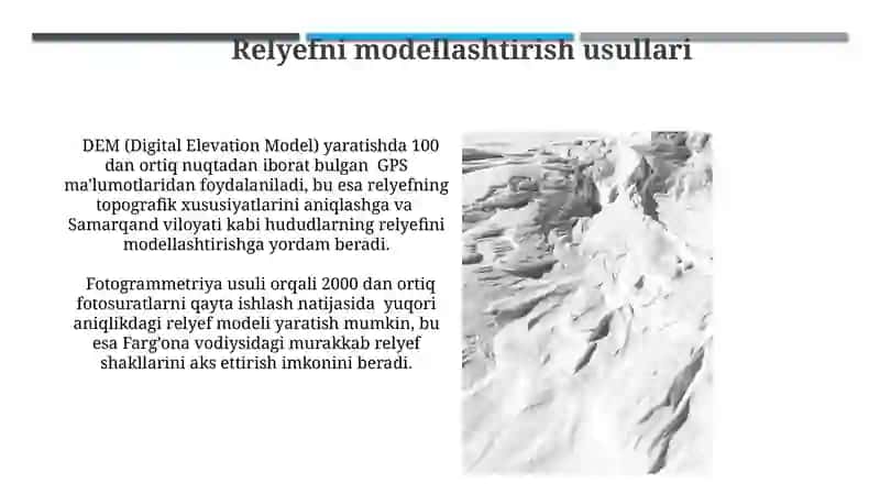 Raqamli Relyef Modelini Yaratish 4