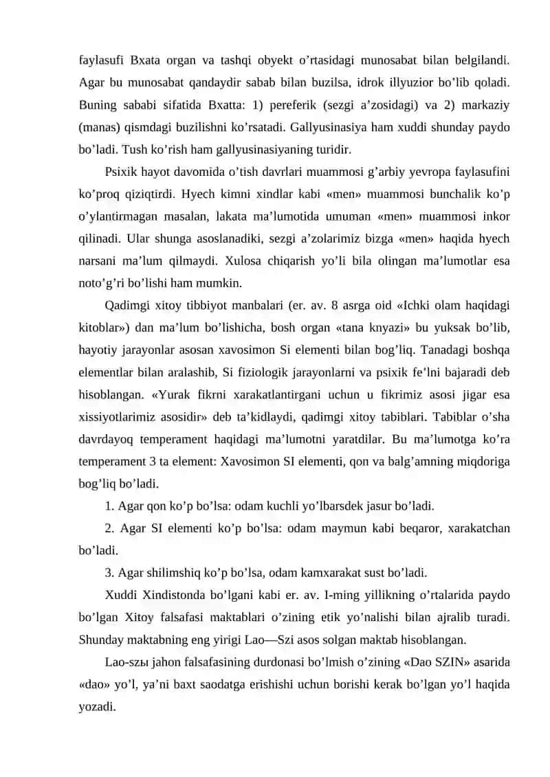 Psixologiyaning dastlabki va o’rta asrlarda rivojlanishi 4
