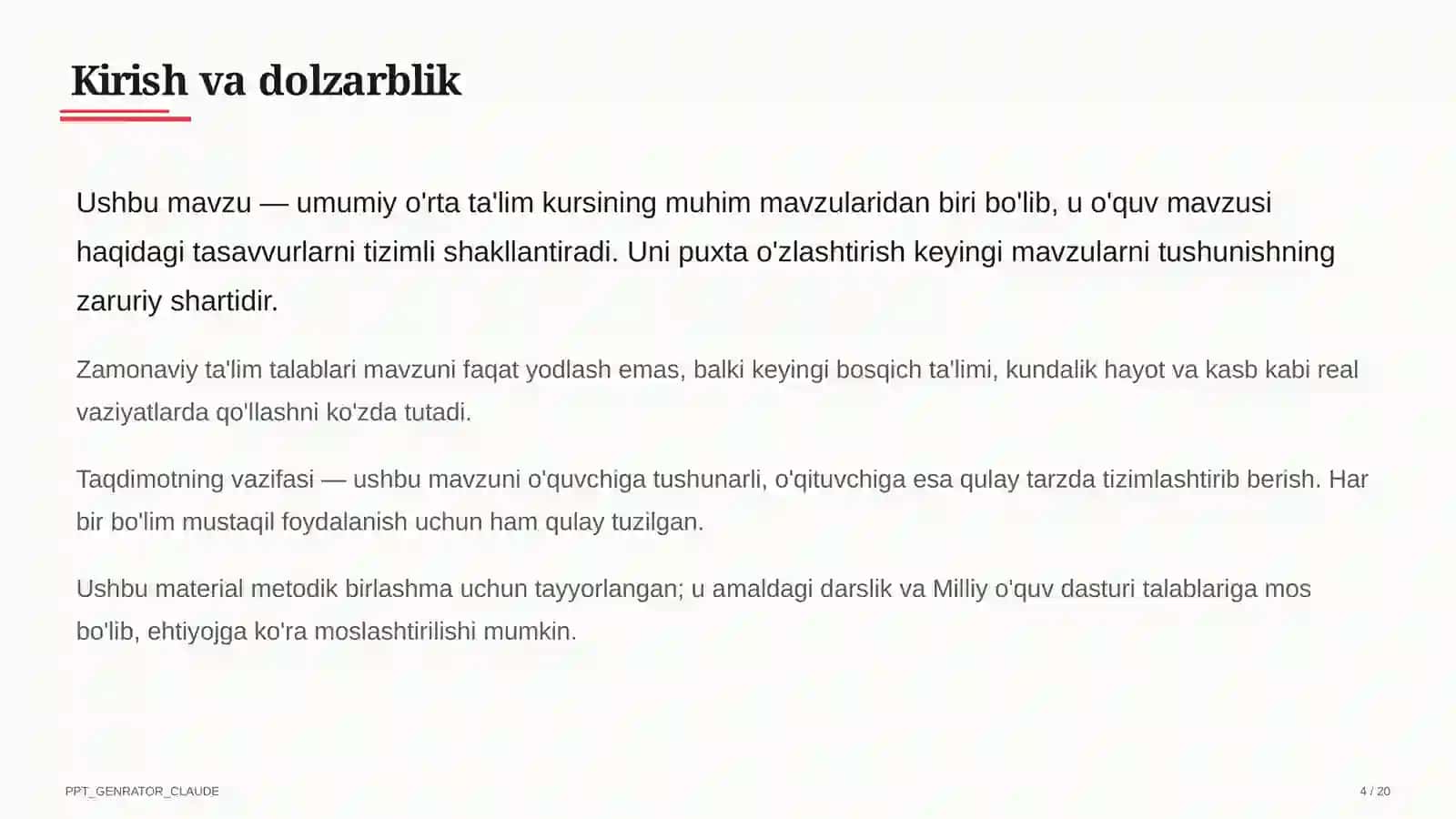 Loyihaga asoslangan ta'lim (PBL): boshlang'ich va yuqori sinflar uchun namunalar 4