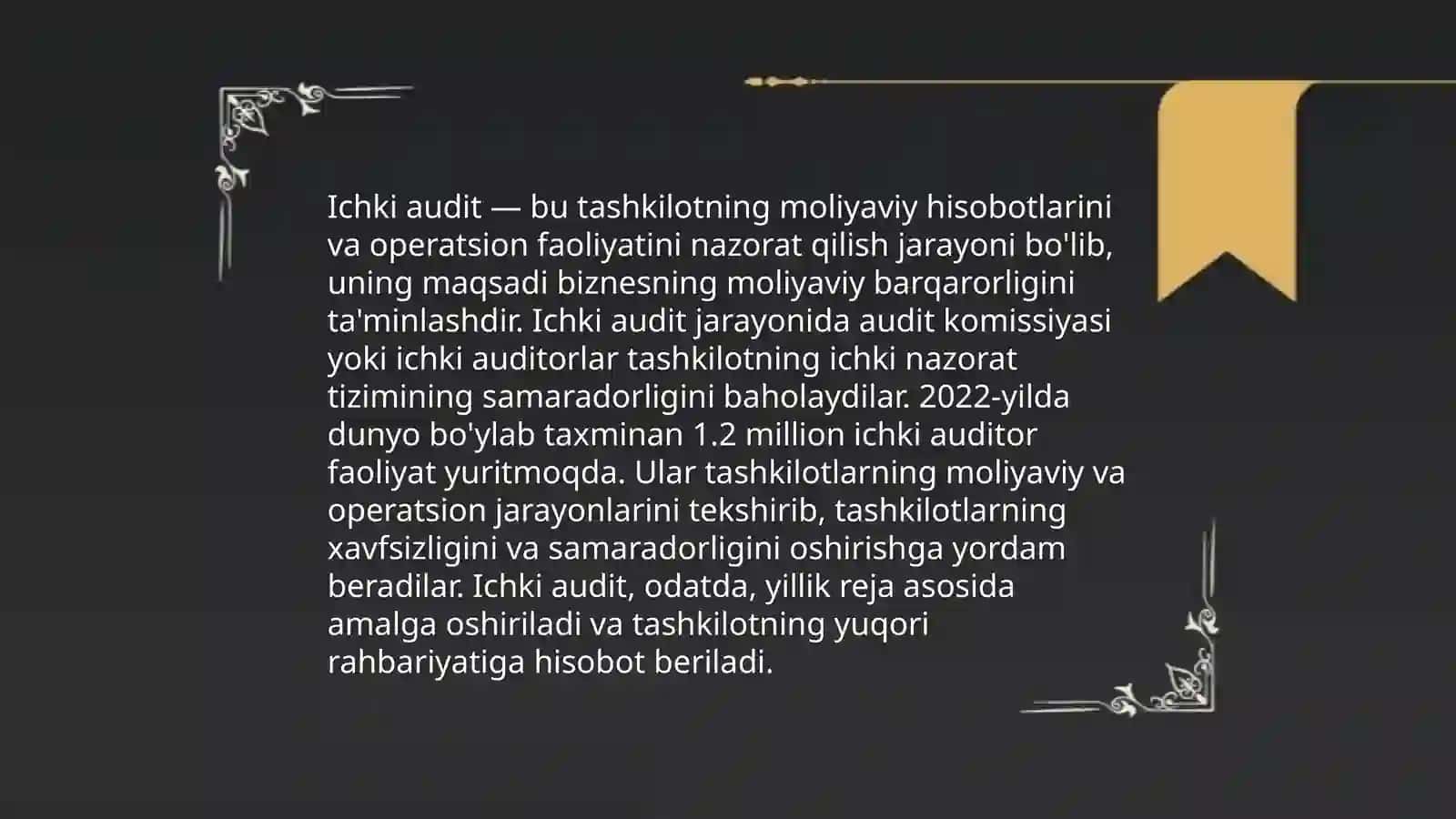 Moliyaviy audit 4