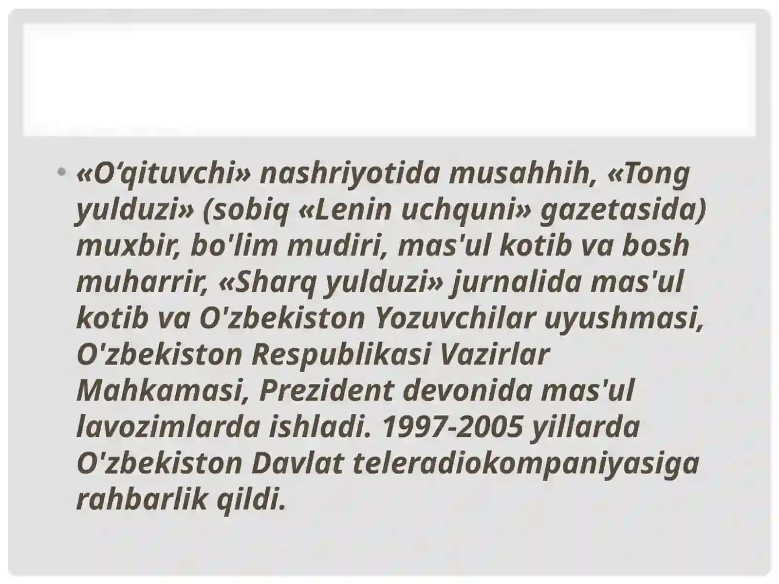 ABUSAID KO’CHIMOVNING HAYOTI VA IJODI 4