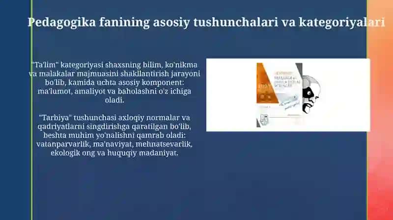 O'zbekistonda ta'lim tizimi va pedagogika fanining rivojlanishi 4