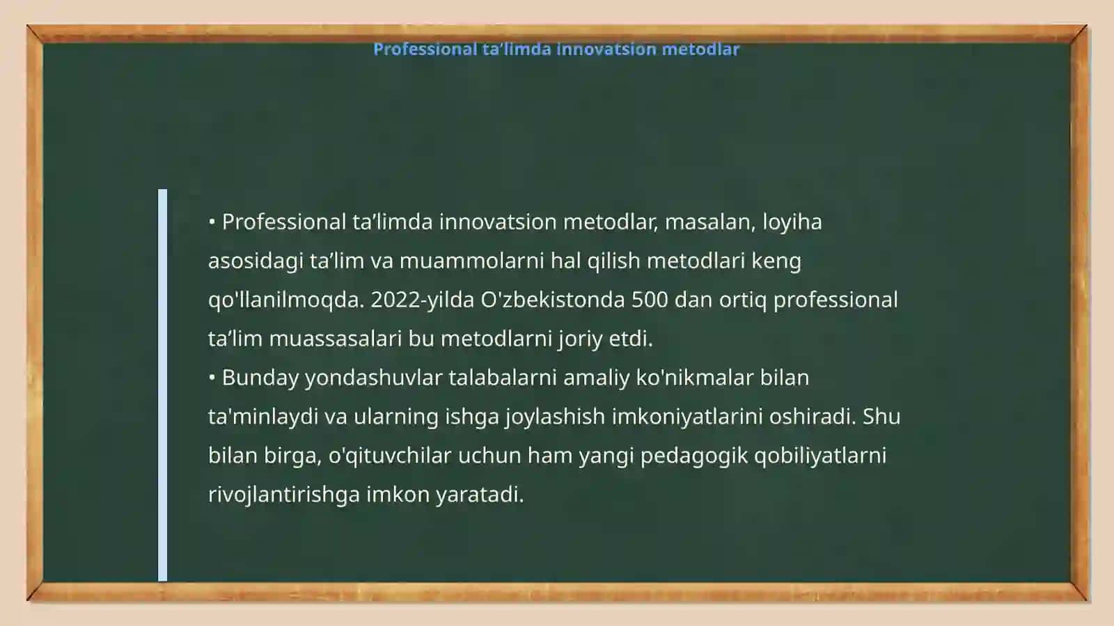 Oliy va professional taʼlim faoliyatining nostandart shakillari 4