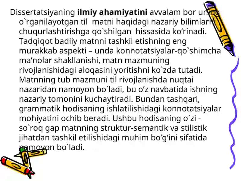 “So’roq gaplarning funksional semantik xususiyatlari” 4
