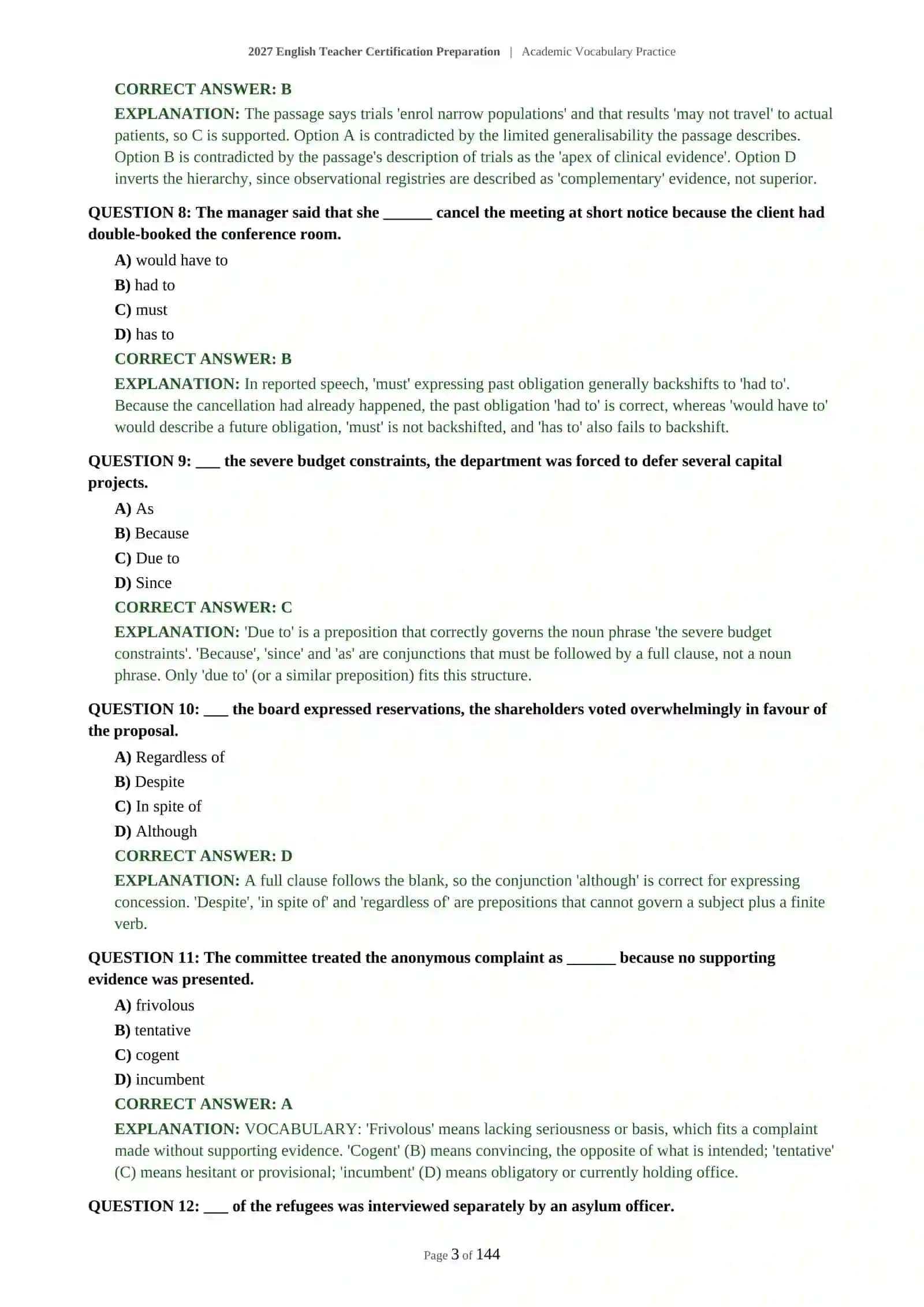 Academic Vocabulary Practice 4