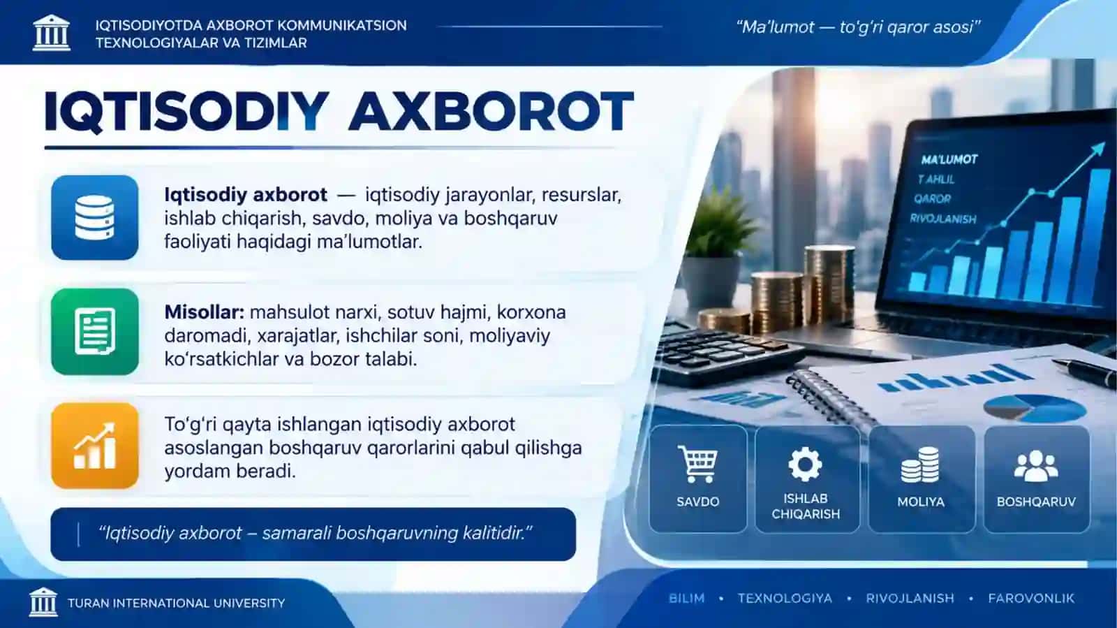 IQTISODIYOTDA AXBOROT KOMMUNIKATSION TEXNOLOGIYALAR VA TIZIMLAR 4