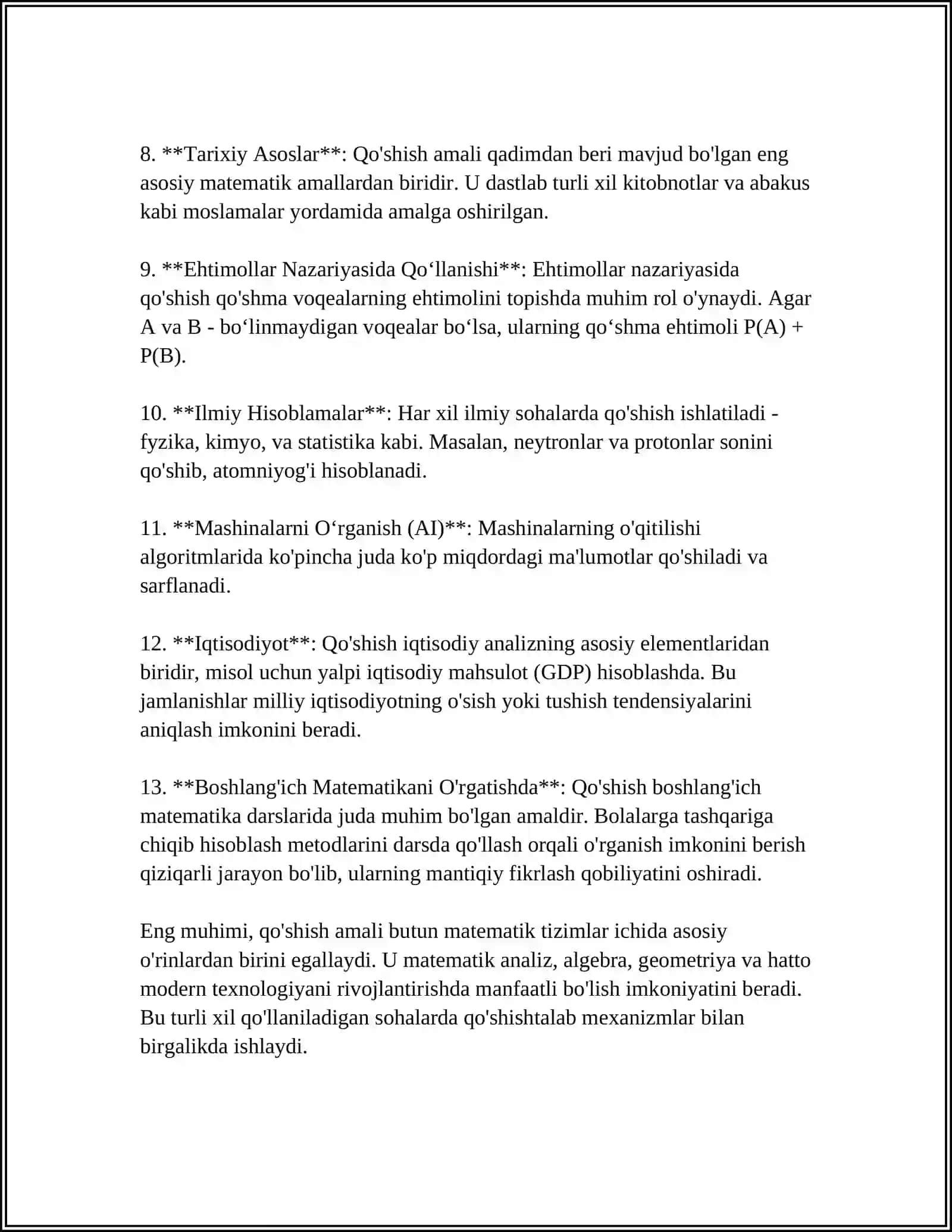 MATEMATIK AMALLARNI BAJARISH 4