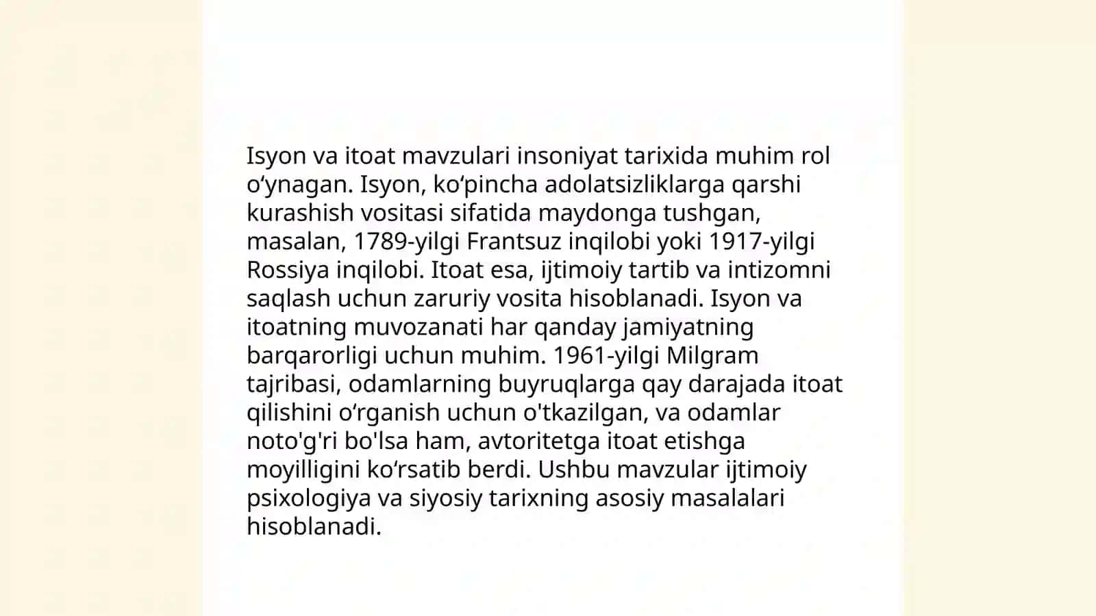 "Boqiy darbadar" va "Isyon va itoat" romanlarining qiyosiy tahlili 4